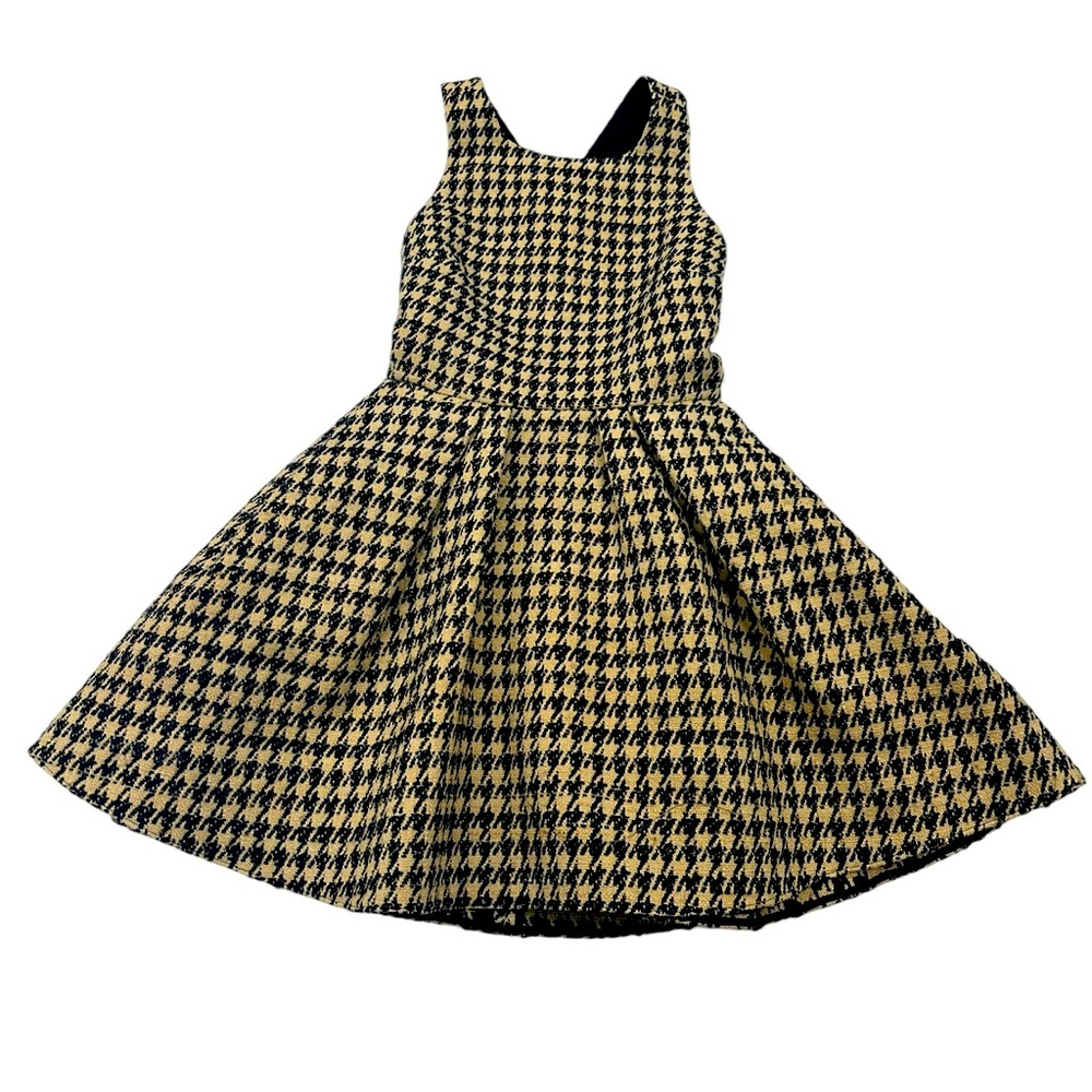 Christian Dior Tweed Black and Cream Mini Dress